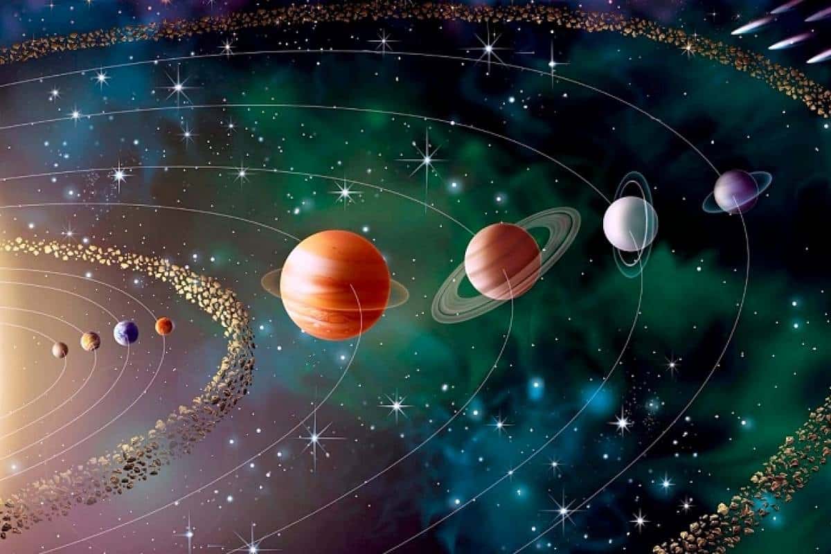 مكونات النظام الشمسي